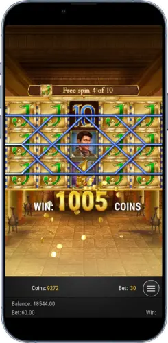 Expanding symbol win during Book of Dead free spins