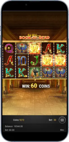 Book of Dead scatter symbols triggering free spins