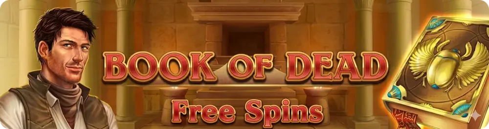 Free spins slot bonus banner